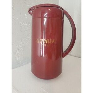 Gevalia Kaffe Thermal Coffee Carafe Server Red